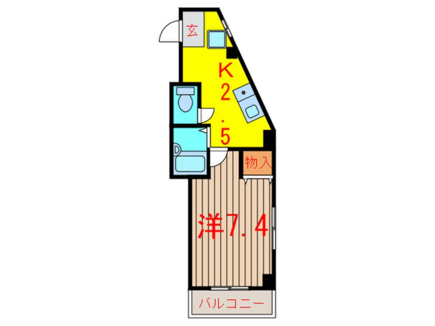 間取図 レフア南常盤台