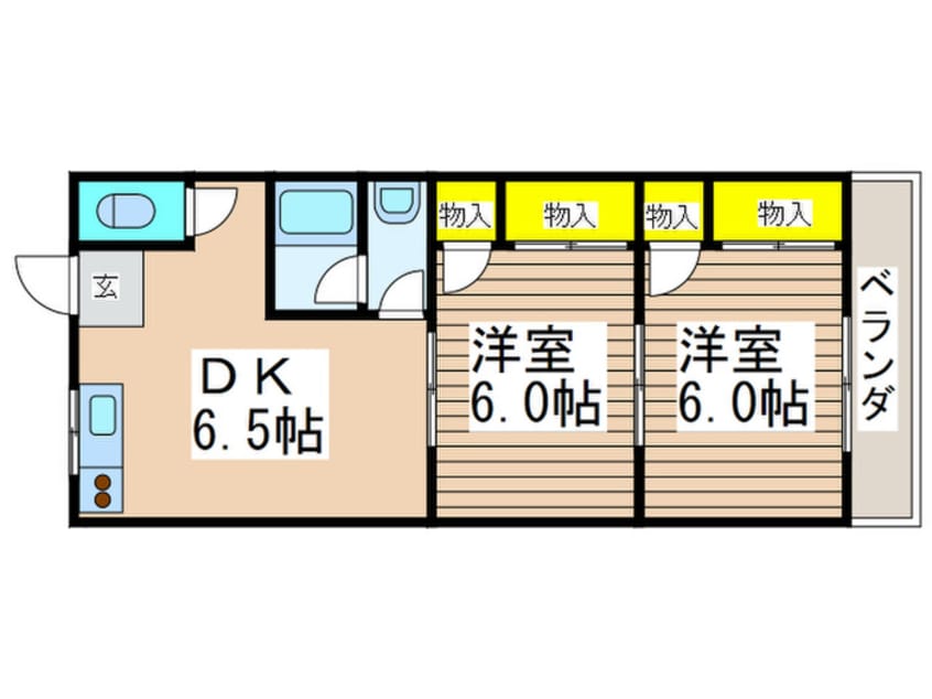 間取図 内田コーポ