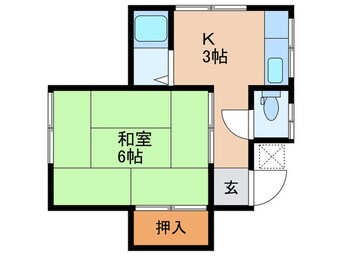 間取図 フロ－レスコ－ポ