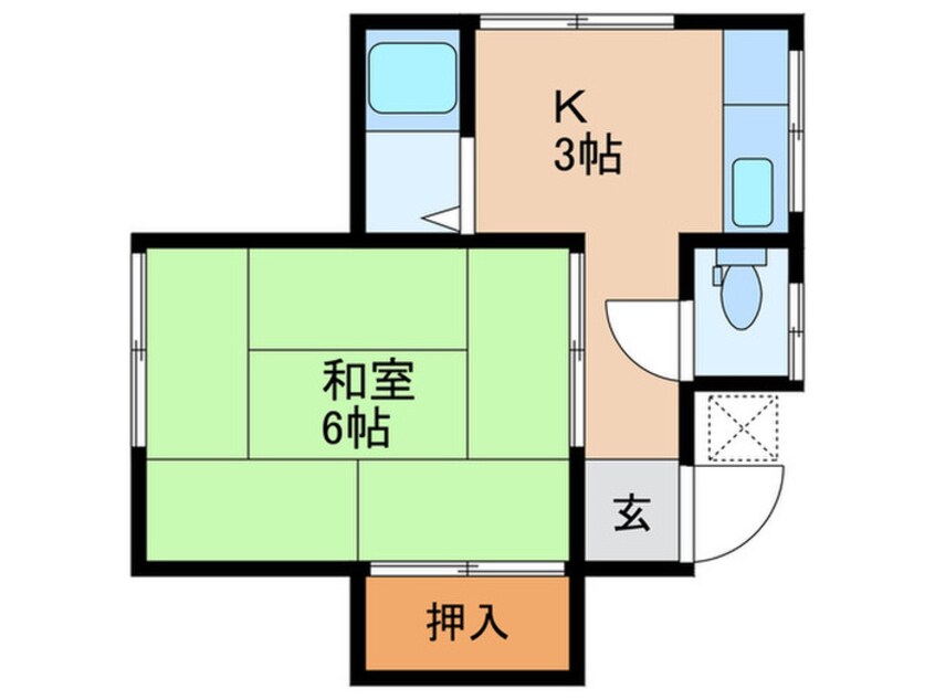 間取図 フロ－レスコ－ポ