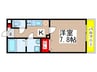 リブリ・グランデ検見川 1Kの間取り