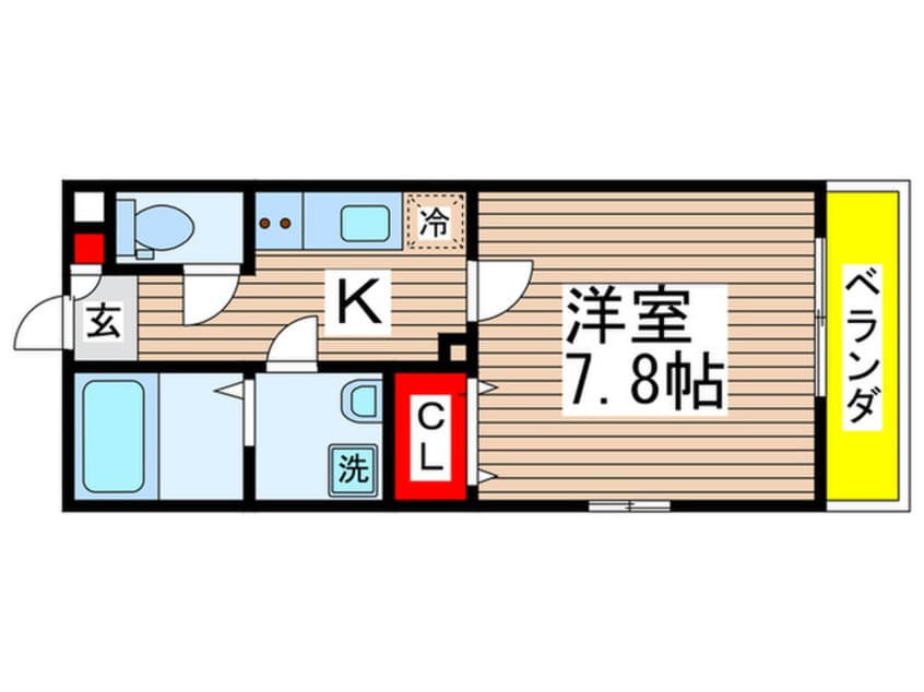 間取図 リブリ・グランデ検見川