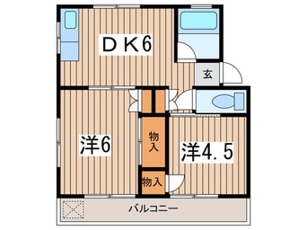 間取図 田辺マンション鶴間