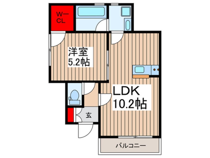間取図 ブライトサム岩槻区本丸