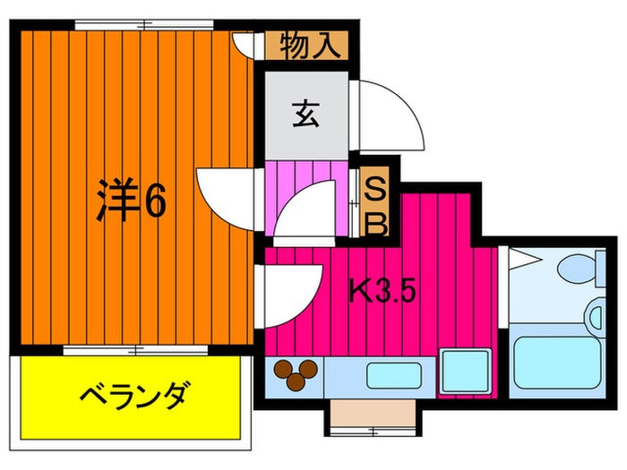 間取り図 メゾンダジュ－ル