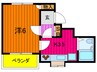 メゾンダジュ－ル 1Kの間取り