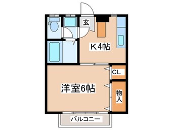 間取図 コーポあじさい