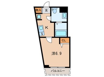 間取図 クレヴィスタ赤羽（303）