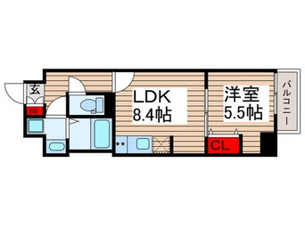 間取図 リブリ・レジデンス三ノ輪