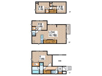 間取図 Kolet芦花公園＃０２