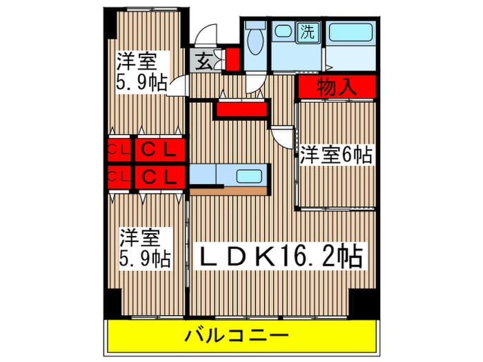 間取り図 アイングレ－ス八千代