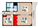 戸田パークハイツ(409)の間取図