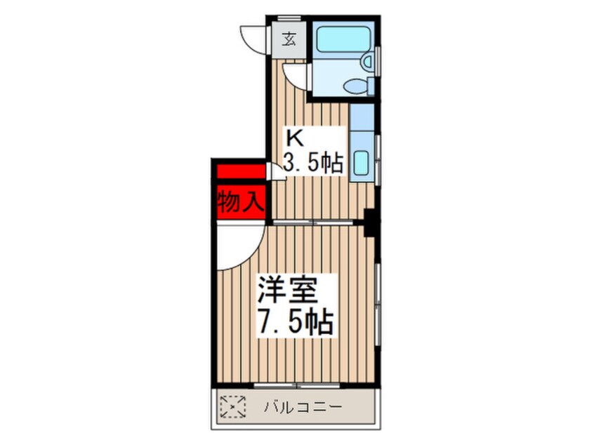 間取図 中野ハイツ