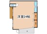飛田給駅前貸事務所 1Rの間取り