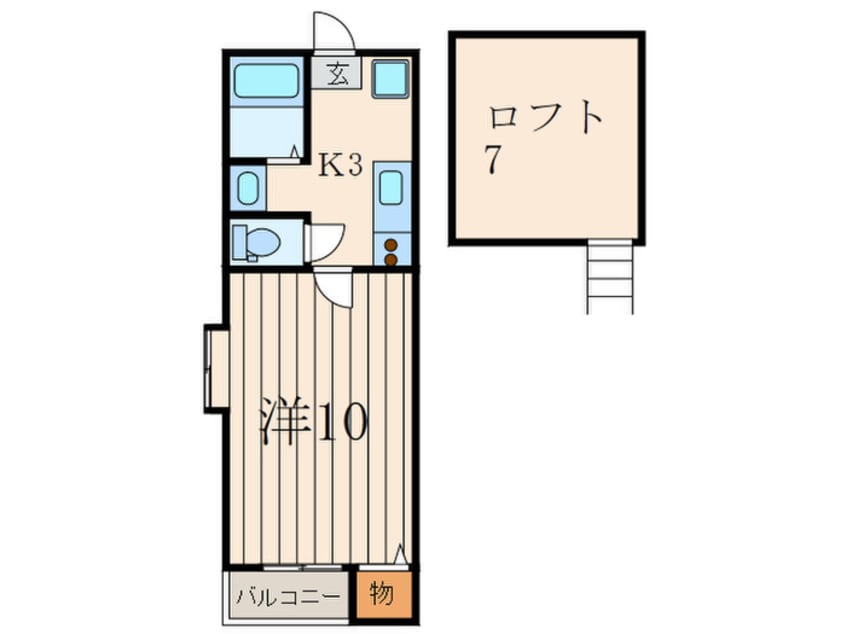 間取図 グリ－ンフォレスト