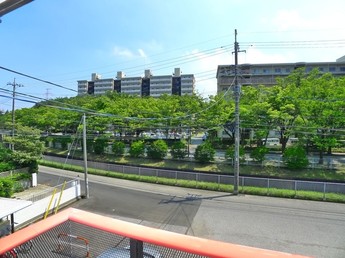 室内からの展望 ディアス北柏A棟