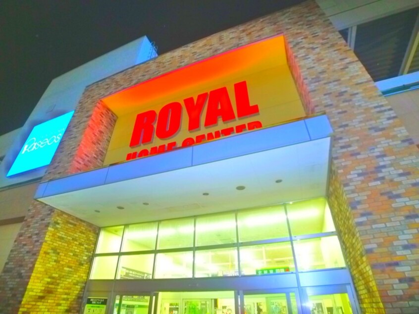 ロイヤルホームセンター(電気量販店/ホームセンター)まで856m ディアス北柏A棟