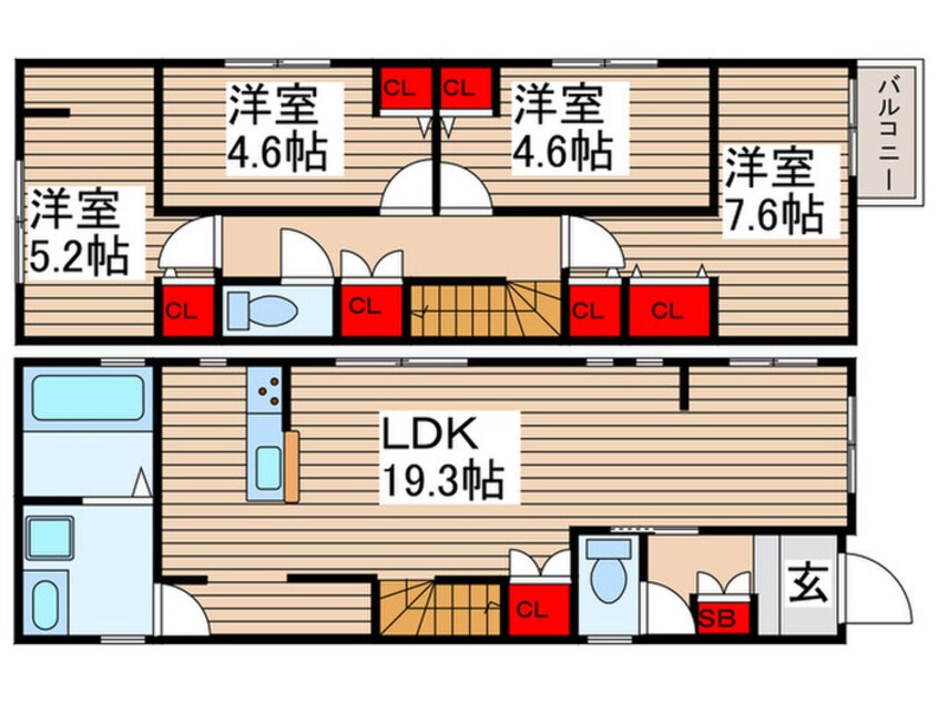 間取図 Kolet北小金#03