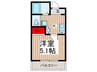 仮)MELDIA新座Ⅱ 1Kの間取り