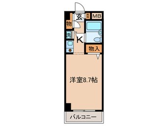 間取図 Ｔ´ｓ　ｇａｒｄｅｎ武蔵小杉