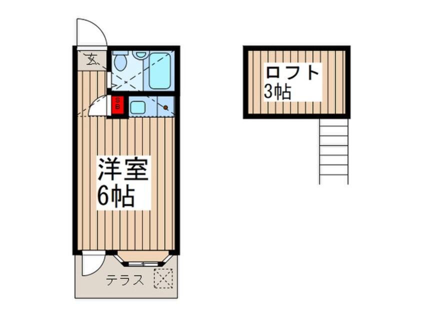 間取図 コフレット鶴瀬