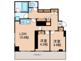 間取図 ルオント中野