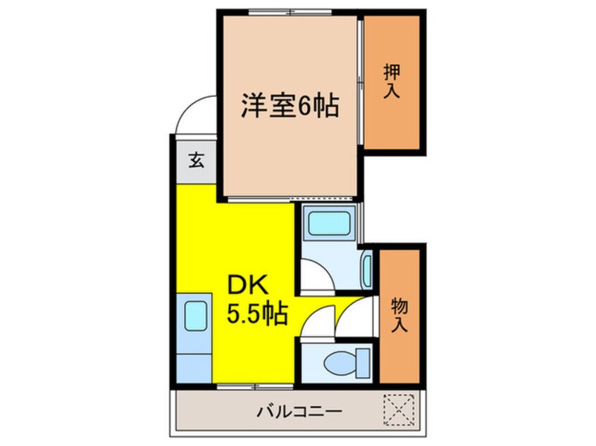 間取図 フジビュ－ハウス
