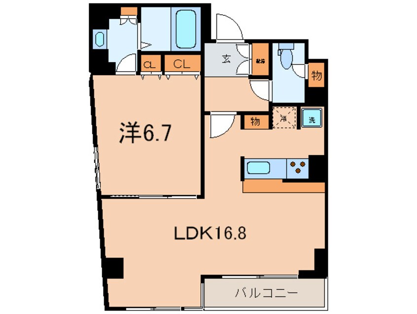 間取図 プロスペクト日本橋本町