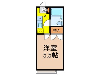 間取図 クレール北斗