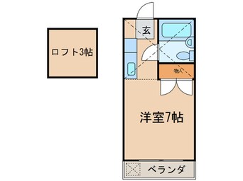 間取図 ヴェルビ－ハナタキ