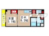 ＬｉｅｔｏＶｉｌｌａ幕張 1DKの間取り