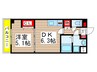 ＬｉｅｔｏＶｉｌｌａ幕張 1DKの間取り