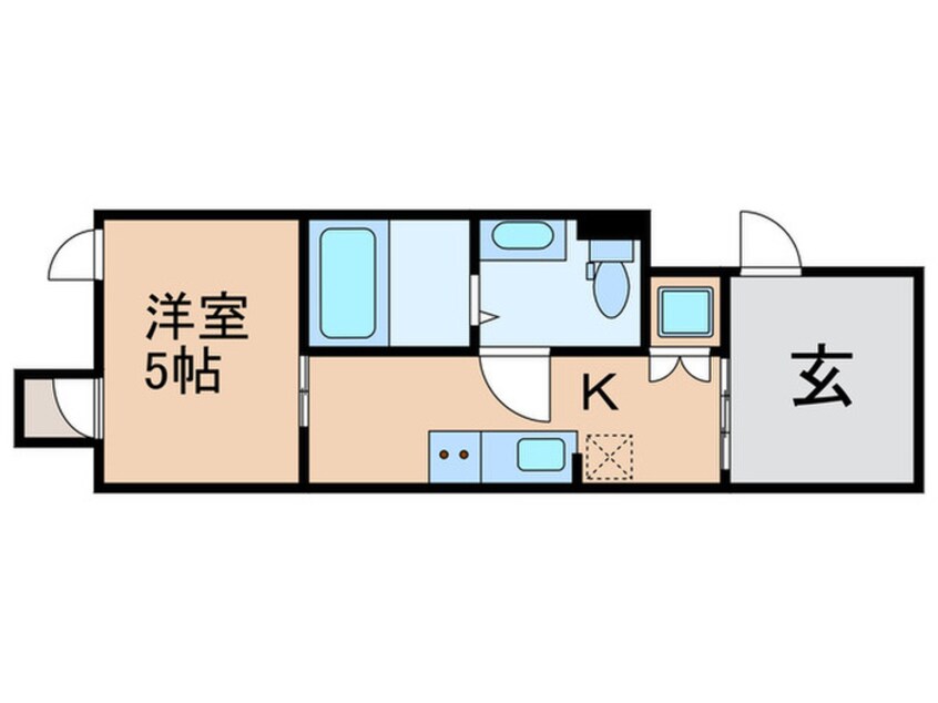 間取図 ミオテゾーロ哲学堂カーザ