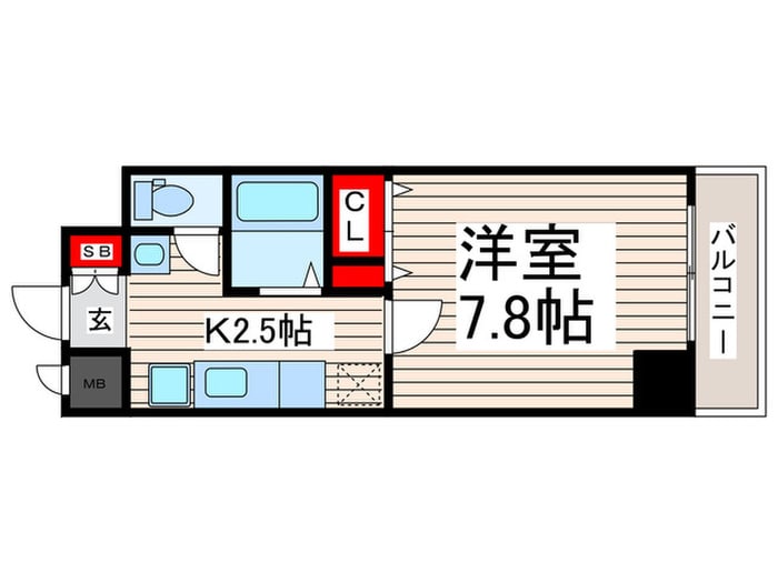 間取り図 第９コーポマキ