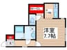 メゾン・エスパス 1Kの間取り