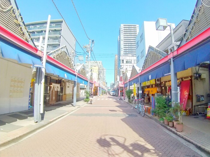 商店街(その他飲食（ファミレスなど）)まで170m パークホームズ月島2丁目(1003)