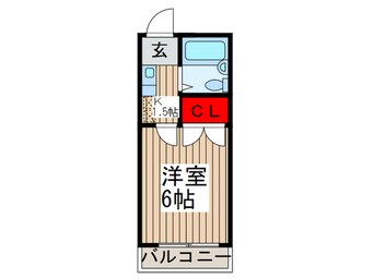 間取図 コーポK３