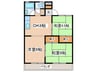 ハイツＫＳ 3DKの間取り