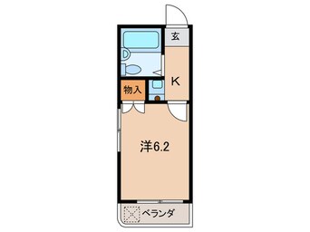 間取図 Ｔパレス向