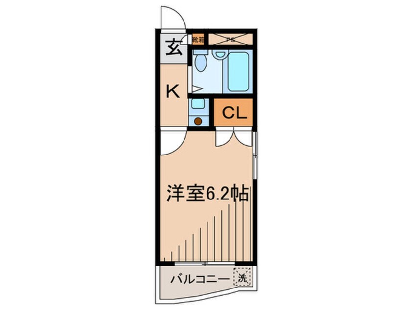 間取図 Ｔパレス向