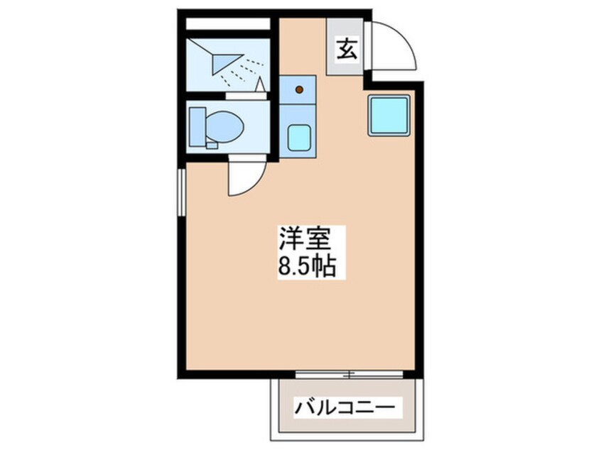 間取図 クレ－プ・マ－トル