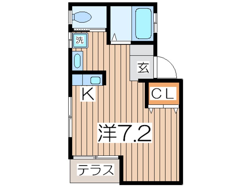 間取図 不二ハイム衣笠