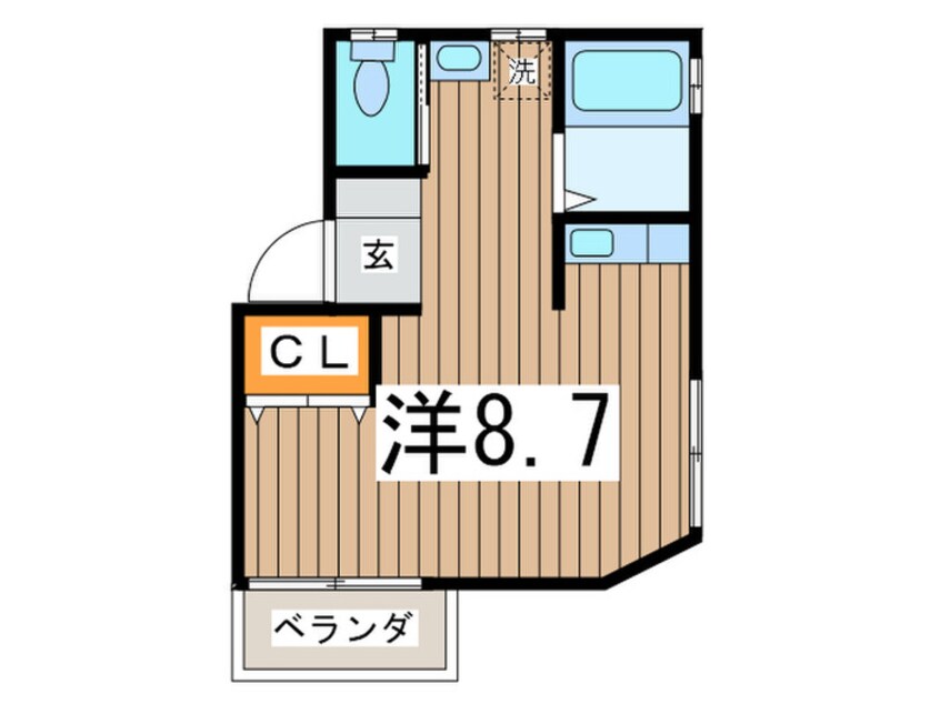 間取図 不二ハイム衣笠