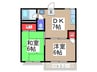タケヤハイツ 2DKの間取り
