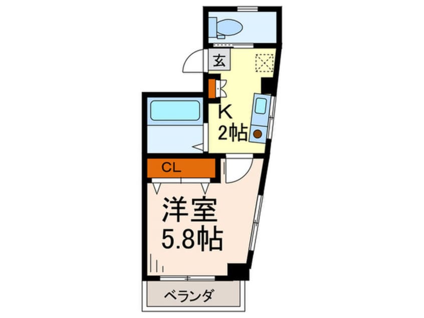 間取図 柳澤ハイツⅡ