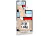 柳澤ハイツⅡ 1Kの間取り