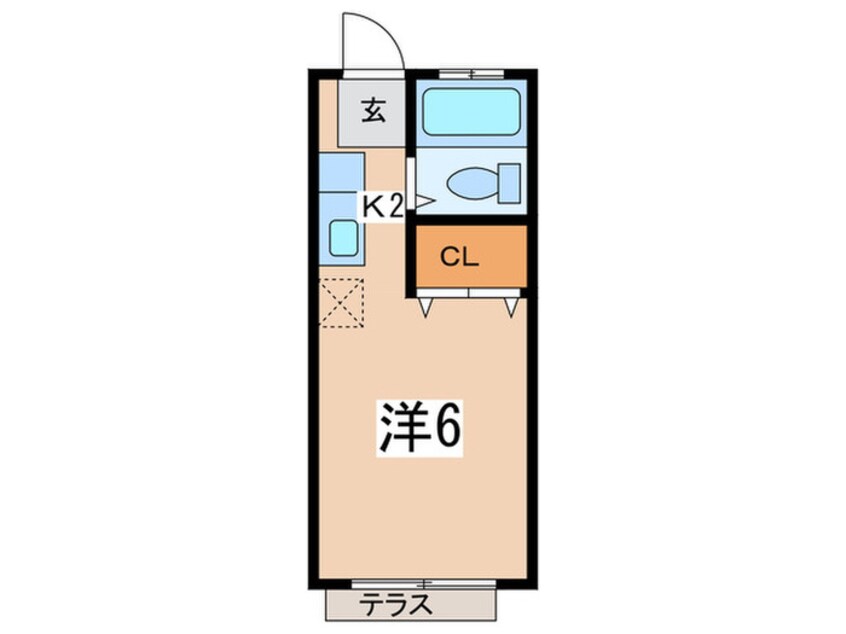 間取図 神橋ハイツ第１