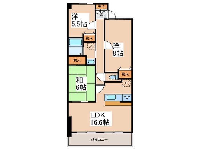 間取り図 ミウパラスト
