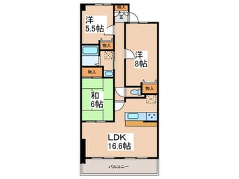 間取図 ミウパラスト