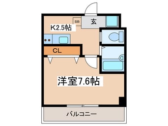 間取図 J.K.キューブ